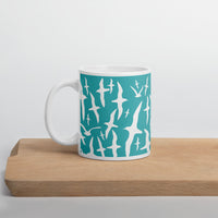 Muttonbird mug aqua