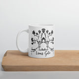 Lions Gate White glossy mug