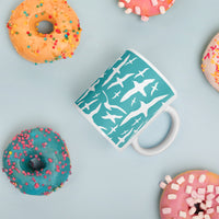 Muttonbird mug aqua