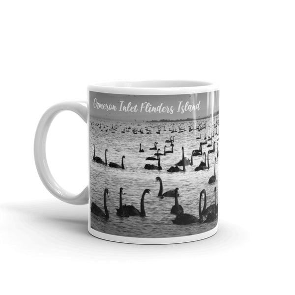 Cameron Inlet black swan mug