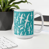 Muttonbird mug aqua
